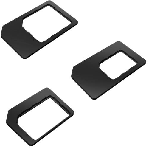 Pack de 3 adaptadores universales Muvit para tarjetas SIM/nano SIM/micro SIM