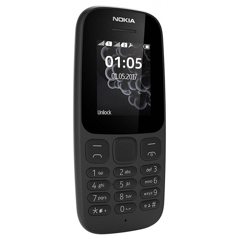 Teléfono Móvil Nokia 105 Dual SIM Negro TA-1034 2G Dual Libre Usado