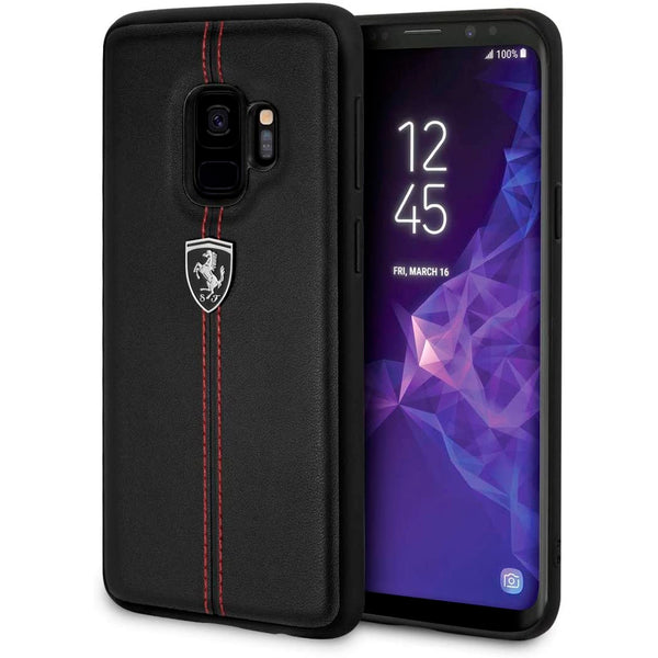 Funda Ferrari para Samsung Galaxy S9 Heritage color negro
