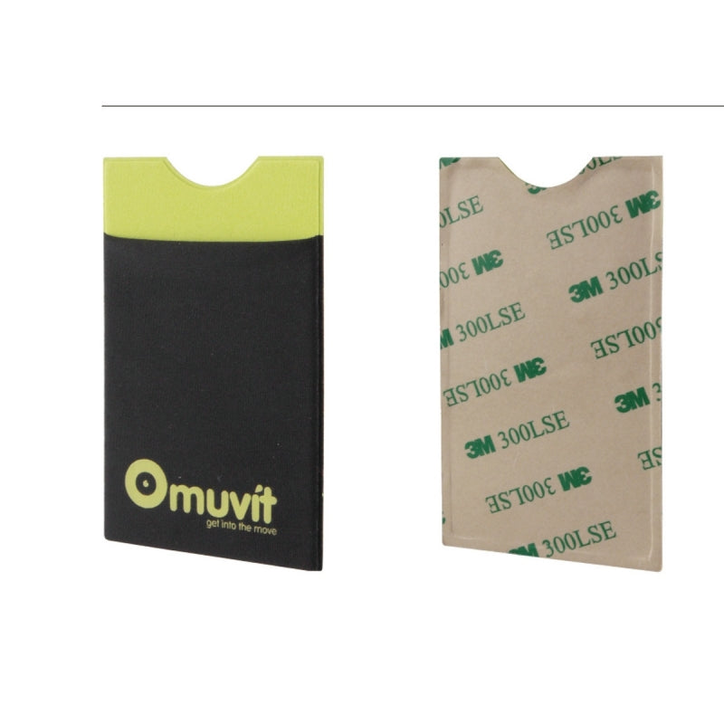 Pack x5 Bolsillo Adhesivo Universal Muvit para Smartphones hasta 6,2».