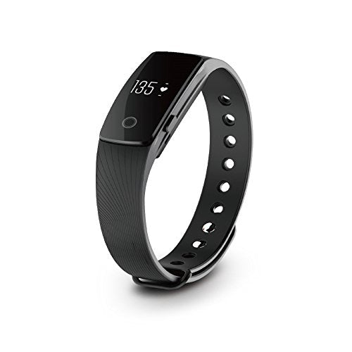 Pulsera Deportiva con Monitor Ritmo Cardiaco Muvit iO KeepFit Negro