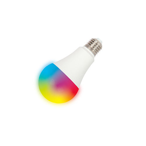 Bombilla inteligente Muvit A70 E27/10W/1050lm RGB+Blancos D70*H130 Usado