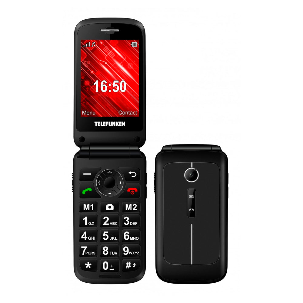 Teléfono Móvil Telefunken Libre S430 2,8″ Senior Negro Usado *USB-C dañado*