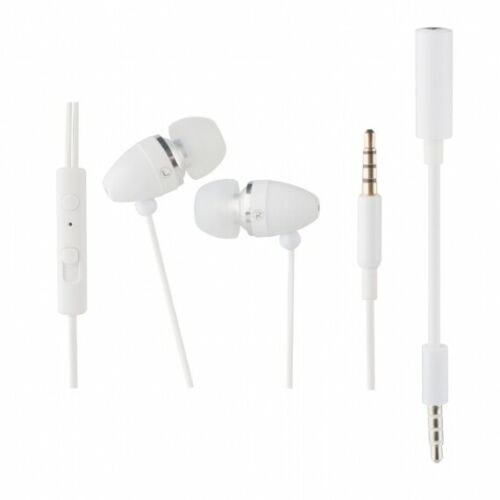 Auriculares intrauditivos in-Ear Muvit con micrófono y adaptador 3.5mm/2.5mm