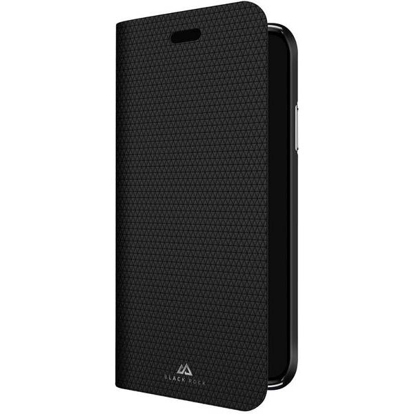 Funda Black Rock para Apple iPhone X/XS Booklet Material Pure Negra (NUEVA).