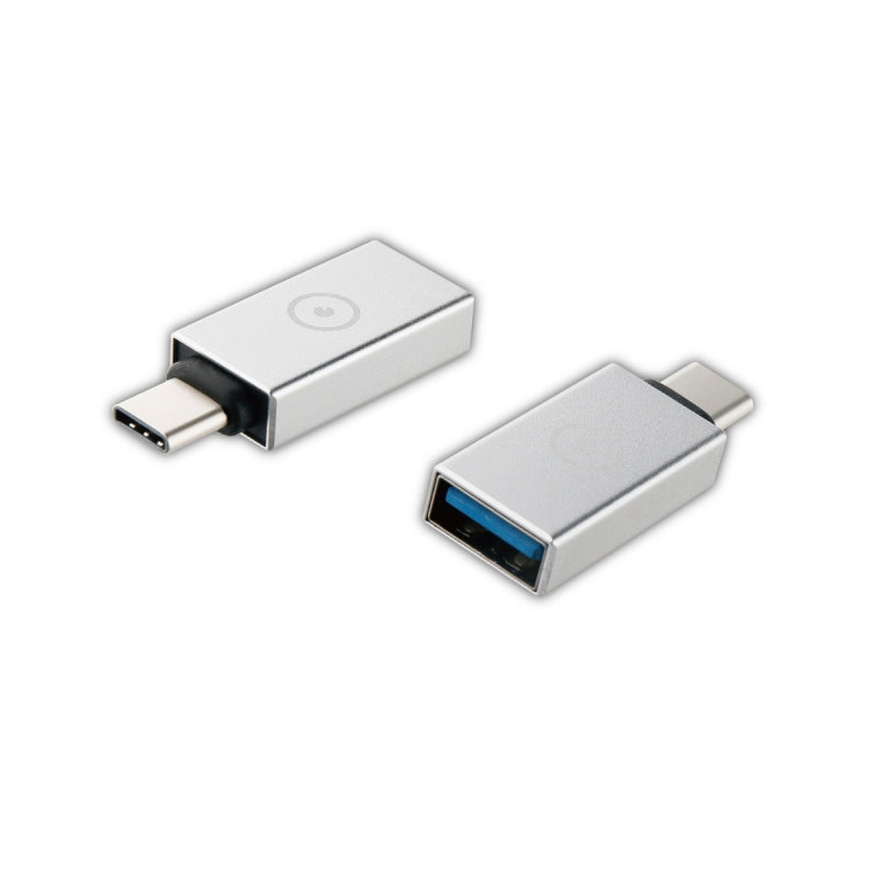 Adaptador Muvit USB OTG 3,0 a Tipo C Plata