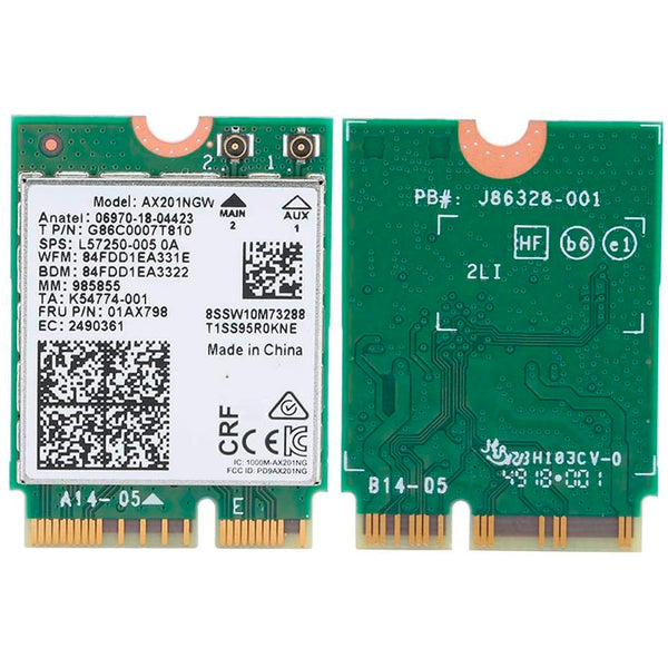 Tarjeta de Red inalámbrica Wifi para Intel AX201NGW 2974Mbps WiFi6 M.2