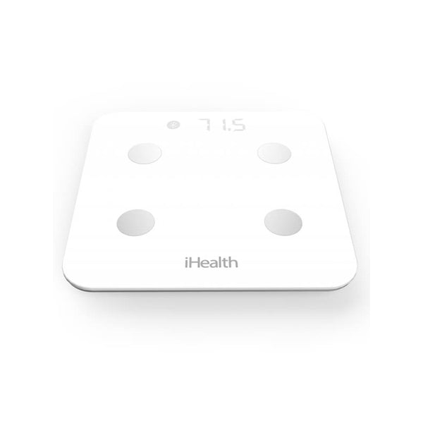 Bascula de análisis corporal Bluetooth iHealth Usada **No incluye las pilas**.