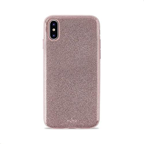 Funda PURO Shine para Apple iPhone Xs Max color rosa.