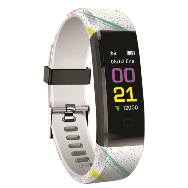 Pulsera de Actividad y Salud HEALTH POP Spots multicolor Muvit iO (NUEVA)