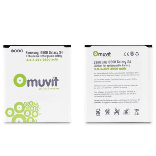 Batería Litio Muvit 2600mAh para Samsung i9500 / Galaxy S4 / S4 Neo