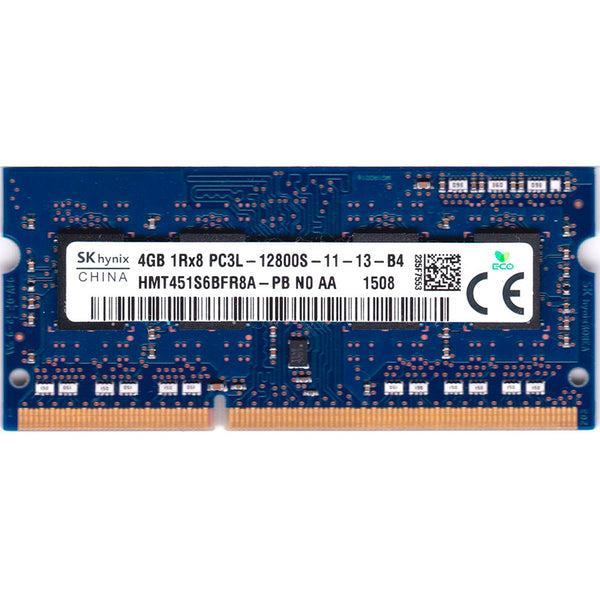 Módulo de memoria para portatiles 4GB DDR3L 1600MHz SO DIMM Hynix HMT451S6BFR8A-PB