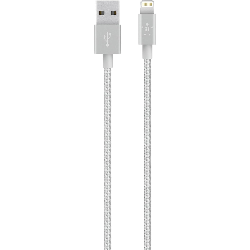 Belkin MIXIT Cable metálico de Apple a USB para iPhone 1,2m plateado