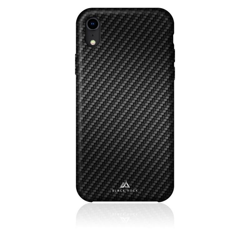 Funda Black Rock para Apple iPhone XR Flex Carbon negra