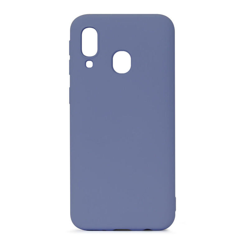 Funda Muvit Life liquid Soft para Samsung Galaxy A40 Gris.