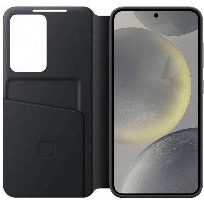 Funda original Samsung S View Cover para Samsung Galaxy S24 plus color negro