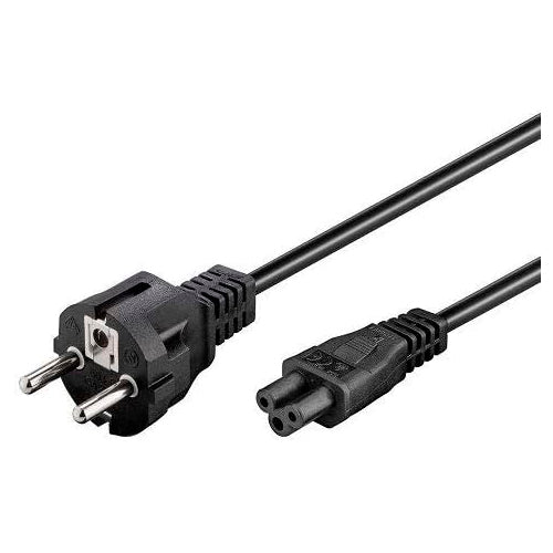 Cable alimentación para cargador DELL HP ACER ASUS Trebol-Mickey Recto 1 Metro