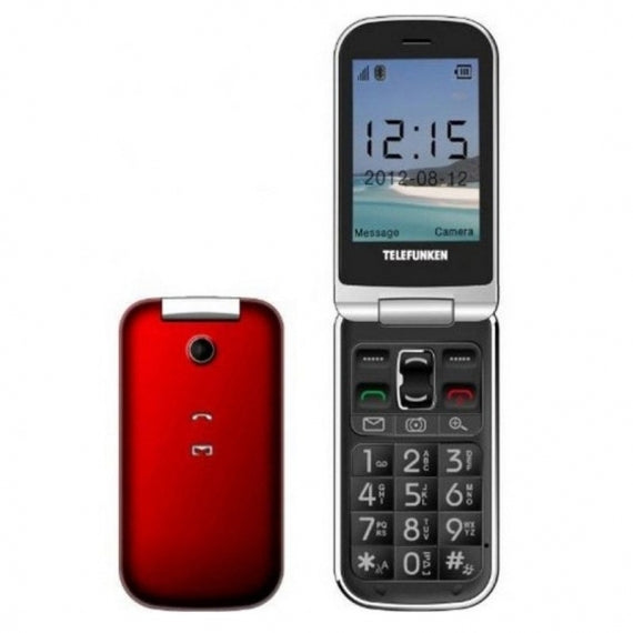 Teléfono Móvil Telefunken TM200 Teclas grandes rojo
