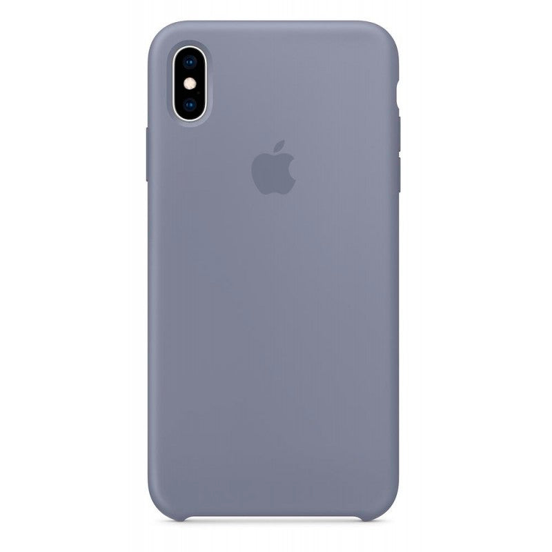 Funda Original Apple para Apple iPhone XS Max Silicona color gris lavanda