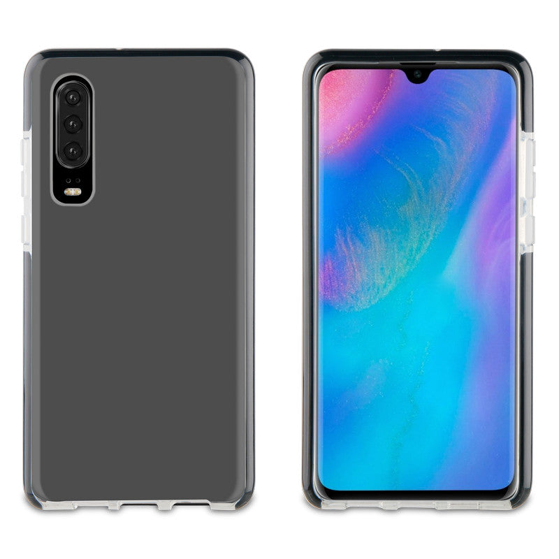 Funda Muvit Tiger Shockproof 2m Bordes Negros para Huawei P30.