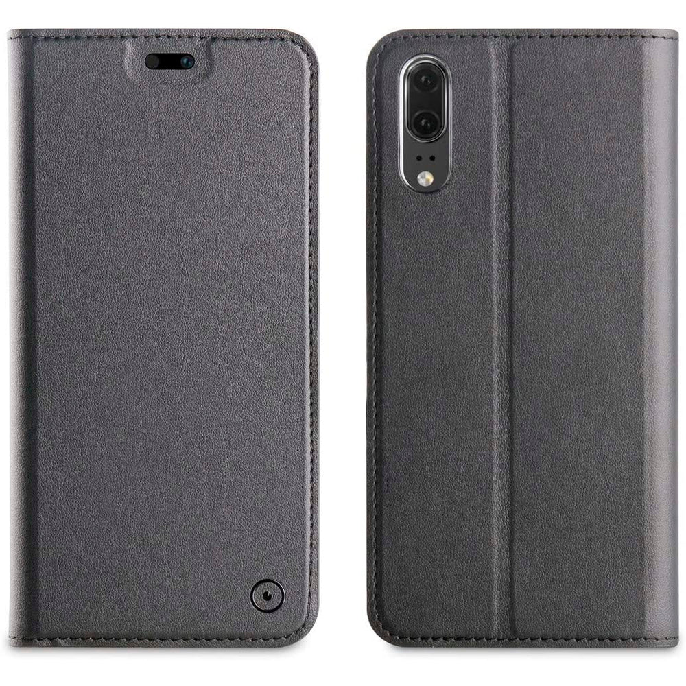 Funda Muvit Folio con Funcion Soporte y Tarjetero para Huawei P20 negro