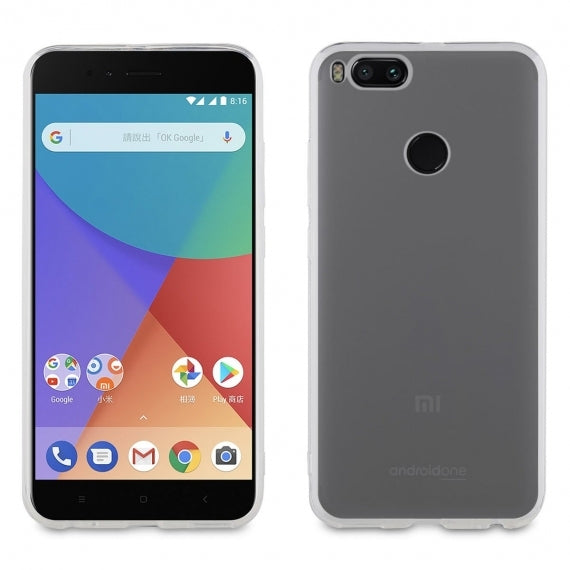Funda Muvit Cristal Soft para Xiaomi Mi A1 transparente.
