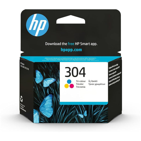 Cartucho Tinta Original HP inyección de Tinta Tricolor 304 N9K05AE