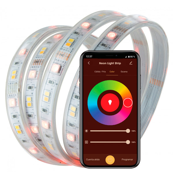 Muvit iO Tira LED WiFi RGB+CCT 5m Outdoor (IP68) *Embalaje dañado, nuevo*