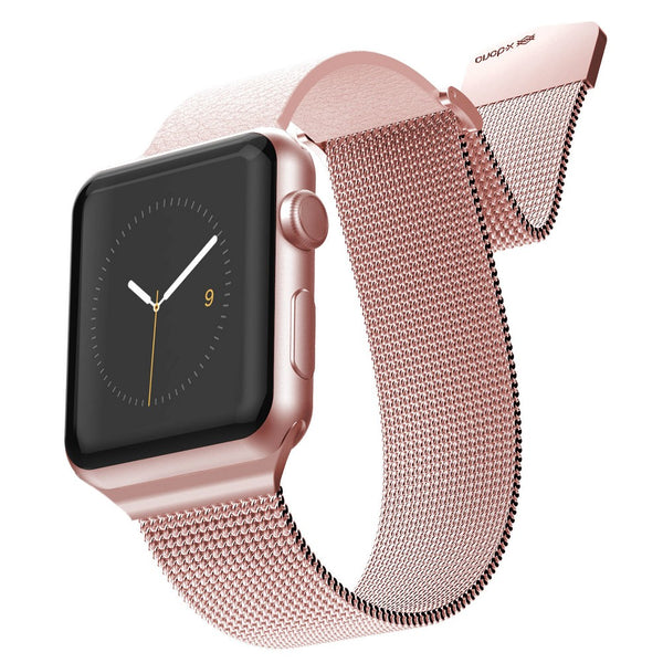 Correa de malla híbrida X-Doria xRaptic Hybrid para Apple Watch de 38/40 mm Rosa