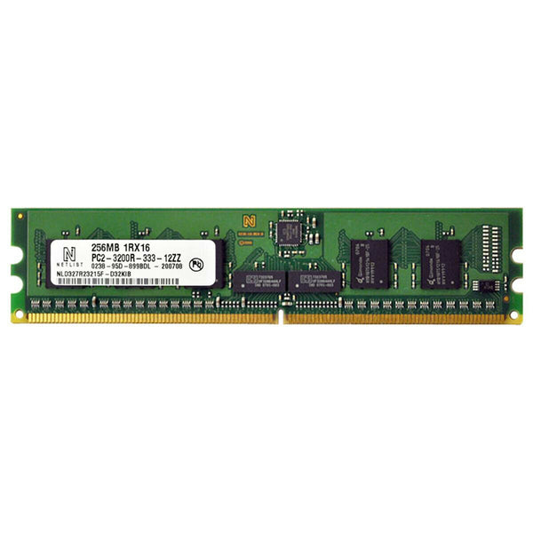 Módulo de memoria original NetList 256MB PC2-3200 DDR2-400MHz Usada.