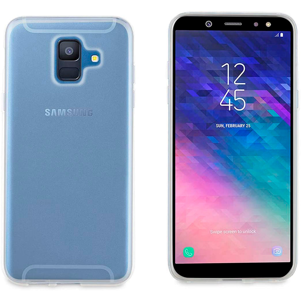 Carcasa Muvit Cristal Soft para Samsung Galaxy A6 2018 Transparente
