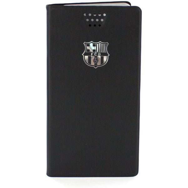 Funda FC Barcelona BRFM064 tipo folio para móviles de hasta 4» color negro.