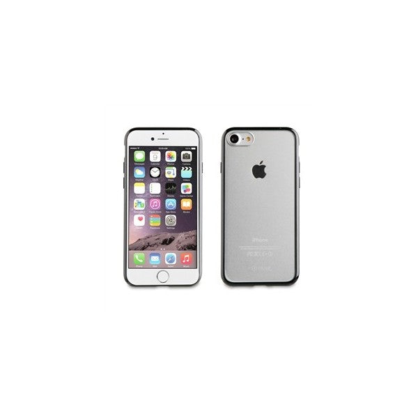 Funda Muvit Cristal Soft Bump para Apple iPhone 7 color negro