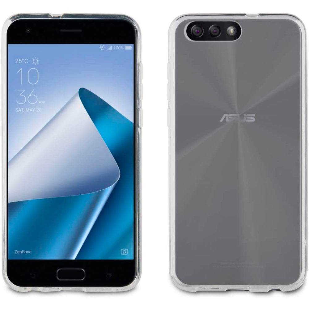 Funda Muvit Crystal Soft para ASUS Zenfone 4 transparente.