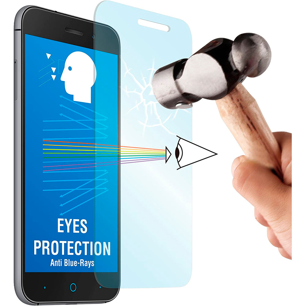 Protector de pantalla Muvit para ZTE Blade V6 vidrio templado plano.