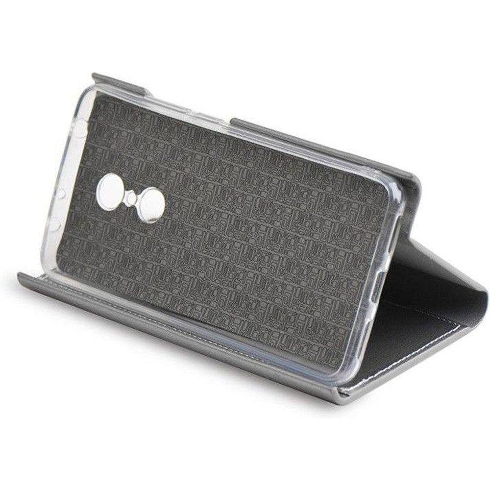 Funda Muvit Folio para Xiaomi Redmi Note 4 función soporte+tarjetero color plata