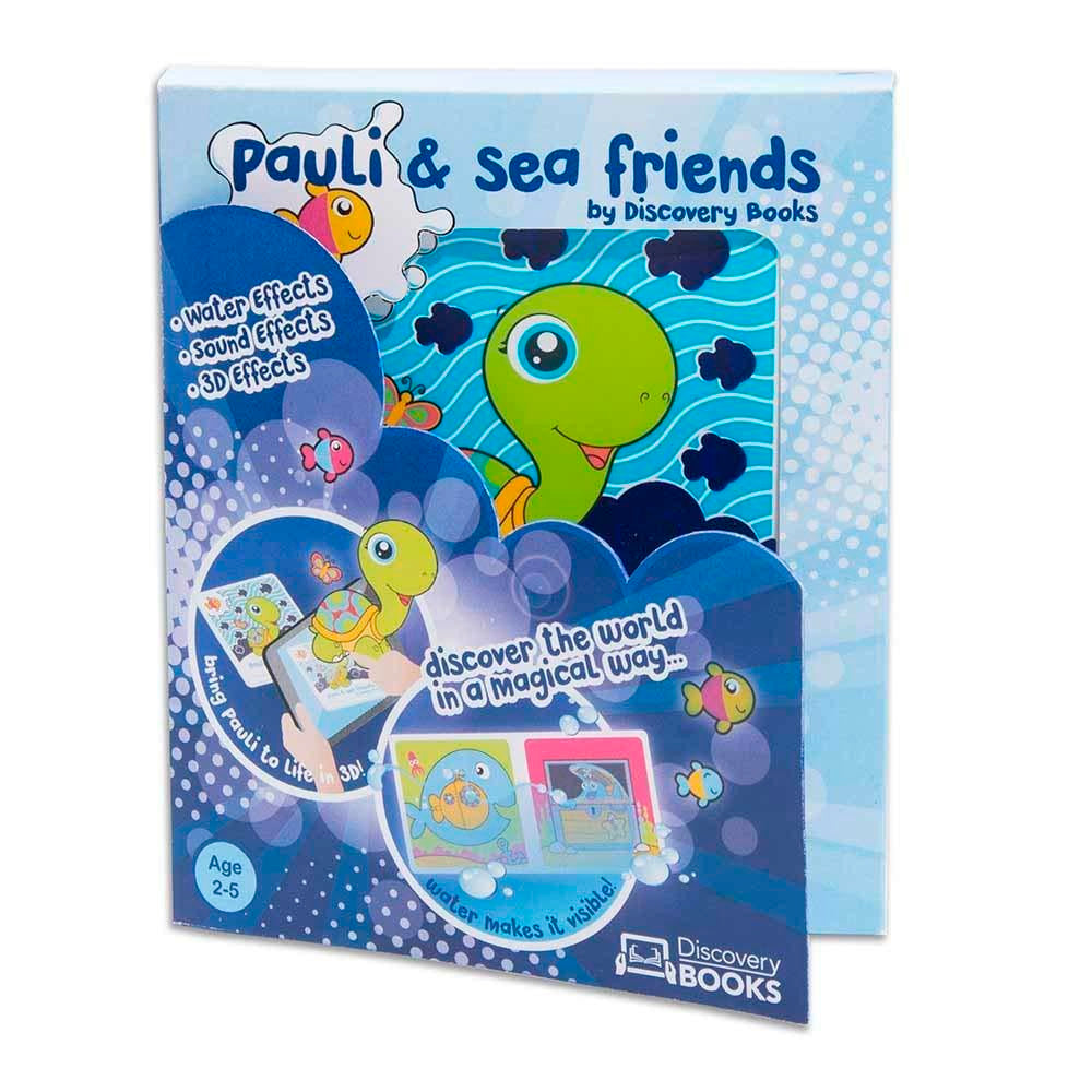 Discovery Books Pauli and Sea Friends Libro de baño interactivo