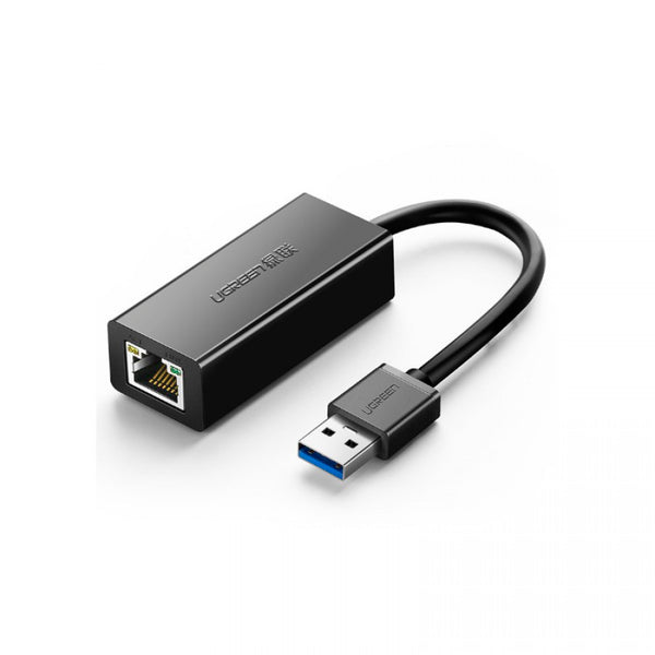 Adaptador UGREEN – USB 3.0 a Gigabit Ethernet – Negro (NUEVO)