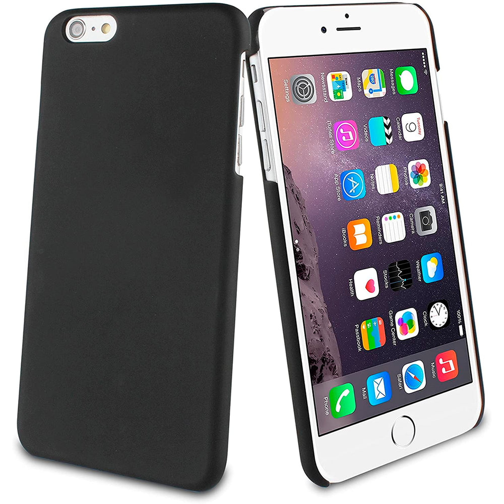 Funda Muvit con tacto de goma para Apple iPhone 6 Plus/6S Plus negro