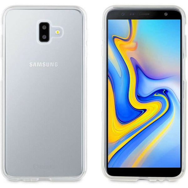 Funda Muvit Cristal Soft para Samsung Galaxy J6 Plus Transparente.