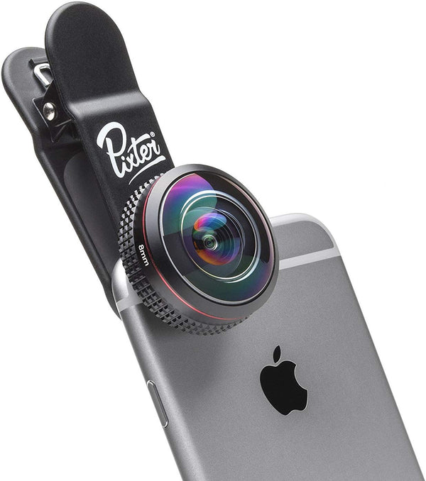 Objetivo Pixter Super Fisheye (Ojo de pez) para todos smartphones (Sin abrir).