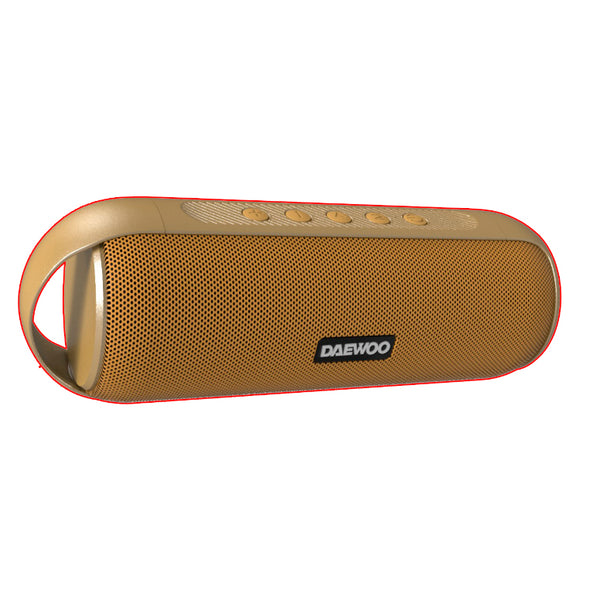Daewoo DBT-20 Altavoz Portátil Bluetooth color dorado (NUEVO)