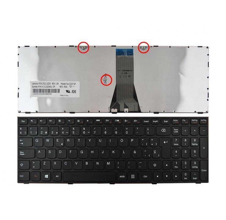 Teclado para Portátil Lenovo Ideapad SPA-T6G1 en español(ñ) Usado