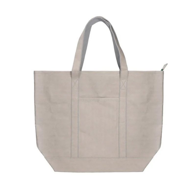 Ksix Bolso Shopping Bag Eco Kraft Gris