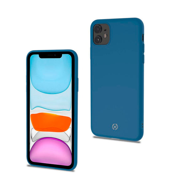 Funda Celly Candy Silicona Azul para iPhone 11