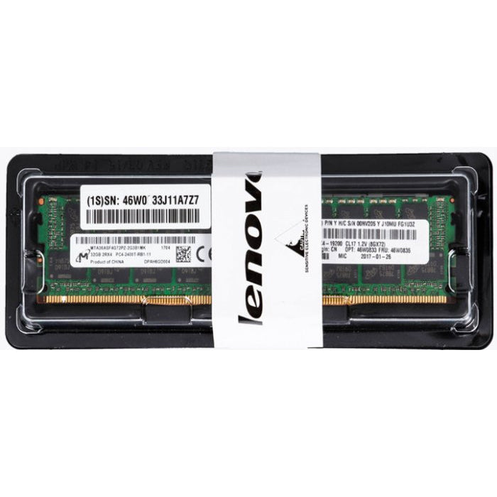 Módulo de memoria Lenovo 46W0833 32GB TruDDR4 DDR4-2400MHz CL17 LP RDIMM