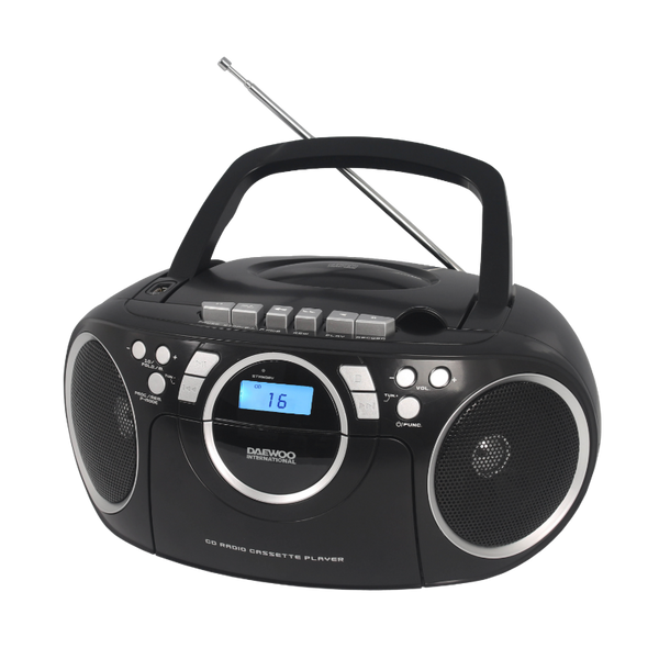 Radio Con Cassette grabador, USB y CD Daewoo DBU-51 (NUEVO)