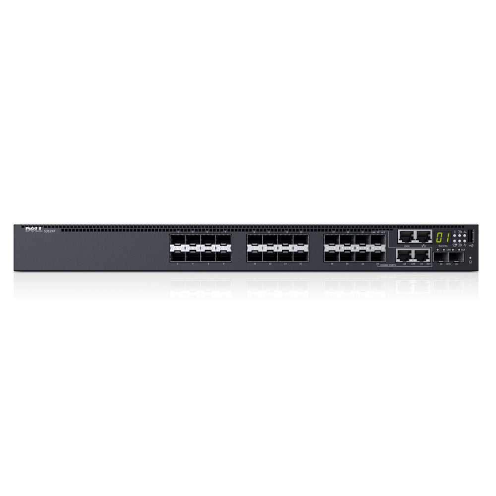 DELL PowerConnect S3124F Gestionado L2/L3 Ninguno 1U Negro.