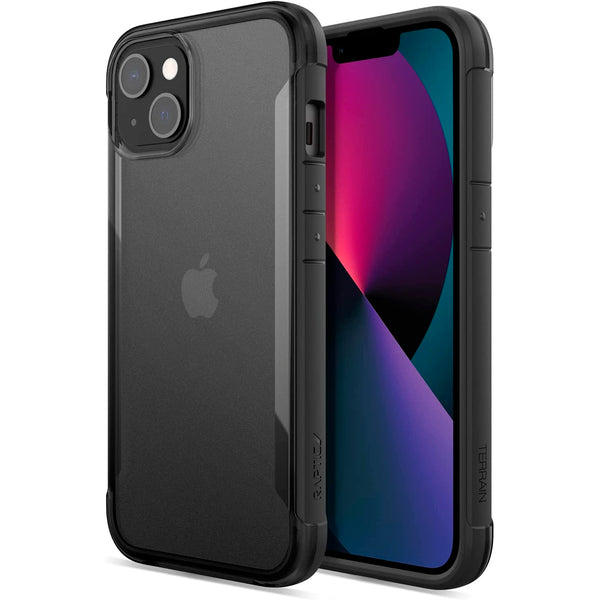 Funda Raptic Terrain para Apple iPhone 13 negra/transparente