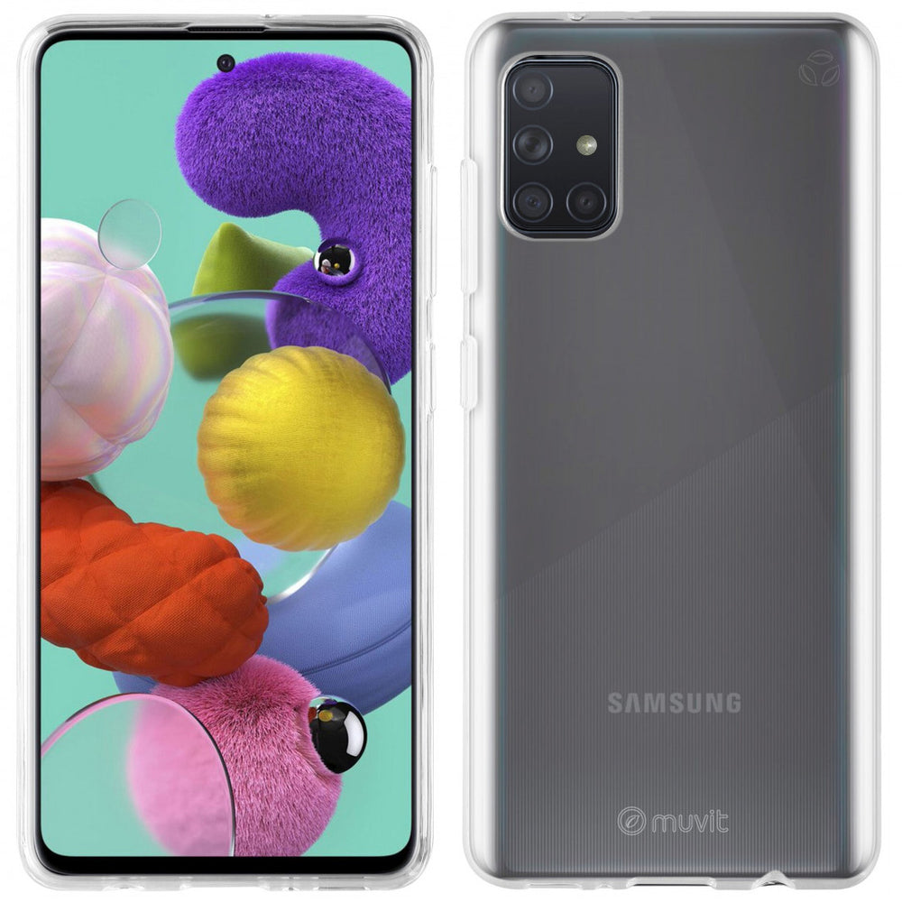 Funda Muvit for Change para Samsung Galaxy A51 5G recycletek trasparente.